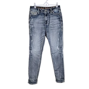 Damen Rock Revival Cocoon Ultra High Rise Curvy Ankle Skinny Jeans | Größe 27 - Bild 1 von 13