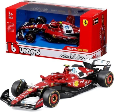 FERRARI HAMILTON 44 SF-25 Modello Auto Formula 1 2025 DieCast 1/43 Bburago - Immagine 1 di 4