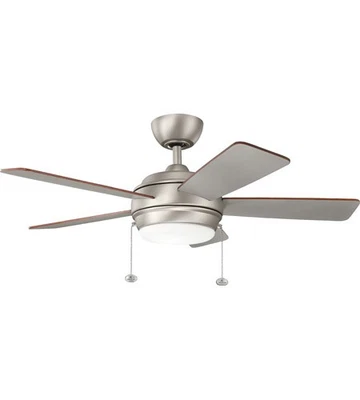 Kichler Lighting 330171NI Starkk Indoor Ceiling Fan Brushed Nickel - Image 1 of 4