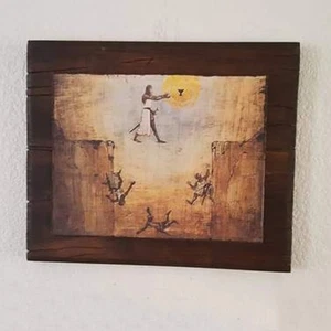 Indiana-jones Leap of Faith Replica Indiana-jones Painting  40th Anniversary - Picture 1 of 9