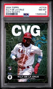 2024 Topps City To City Elly De La Cruz PSA 8 - Picture 1 of 2