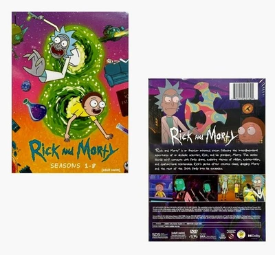Rick and Morty The Complete Season 1-8 DVD - Image 1 of 3