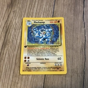 Machamp 8/102 1st Edition Base Set Holo Rare LP - Picture 1 of 5