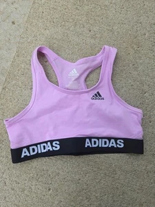 Adidas Girls' Sports Bra Purple Size Youth Large - Picture 1 of 3