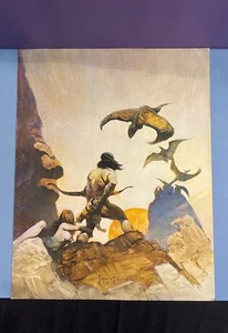 Póster 1967 El regreso de Jongor ilustrado por Frank Frazetta 23"x18" - Imagen 1 de 3