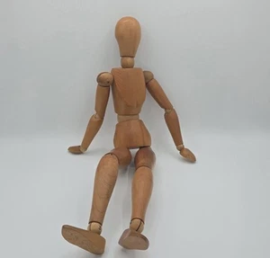 Vintage Wood ≈26 Inch Poseable Artist Mannequin *No Stand* - Picture 1 of 13