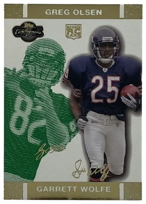 2007 Topps Co-Signers Changing Faces Gold Green #71 Olsen / Wolfe /249 - Image 1 of 2