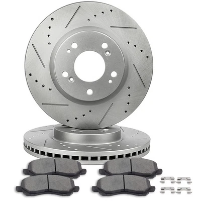 Front Brake Pads And Rotors For Mitsubishi Eclipse 2004-2009 Mitsubishi Galant Foto 1 de 4