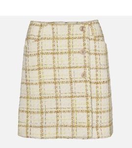 Cabi Nueva Con Etiquetas Falda Coco #6362 Amarillo Blanco 0 - 16 Fue $129 - Imagen 1 de 6