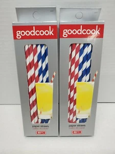 2--Buenas pajitas de papel para beber Cook 25003, paquete de 50, un total de 100 pajitas - Imagen 1 de 1