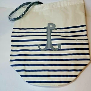Jean Paul Gaultier Sailor Beach Weekend Tote Shoulder Gym Bag Nautical New - Picture 1 of 5