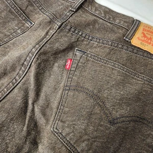 Levis 501 Denim Jeans Mens 40x32  Paper Tag Straight Fit Vintage Trousers, Brown - Picture 1 of 9