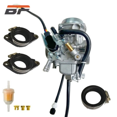 For Honda VTX1300 VTX1300C VTX1300R VTX1300S VTX1300T Carburetor w Manifold Boot - Image 1 of 4