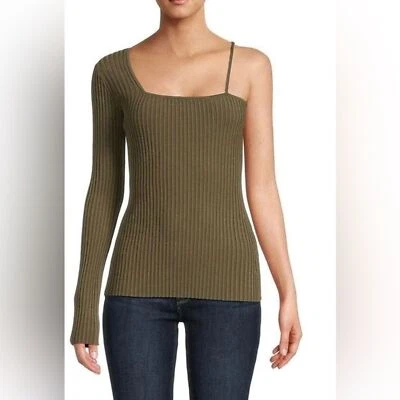 Casco Lang Correa Cruzada Acanalada Top en Enebro Nuevo con Etiquetas Foto 1 de 4