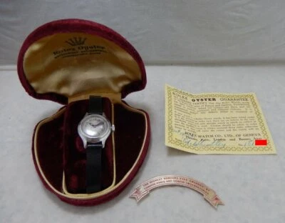 Rolex Oyster Lady Dudley SS Reloj Damas Original CAJA Y PAPELES ULTRA RARO 1943 Foto 1 de 4
