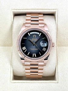 NEW 2025 Rolex Day-Date 40mm 228235 Presidential 18kt Gold Slate Ombre Dial - Picture 1 of 10