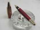 UNIQUE GORGEOUS HIGH QUALITY MONTEFIORE RED AND GOLD ROLLER BALL PEN