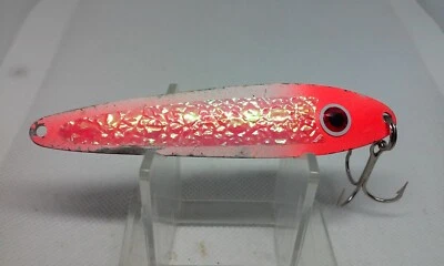 Dardevle Eppinger Flutter Chuck Style Orange 4" Wobble Wiggle Spoon Fishing Lure - Image 1 of 4