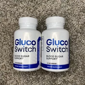2-Pack Gluco Switch Pills - GlucoSwitch Pills For Blood Sugar Support-120 Ct - Picture 1 of 3
