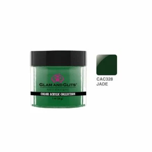 Glam And Glits Color Acrylic Powder CA328 - Jade 1oz - Picture 1 of 1