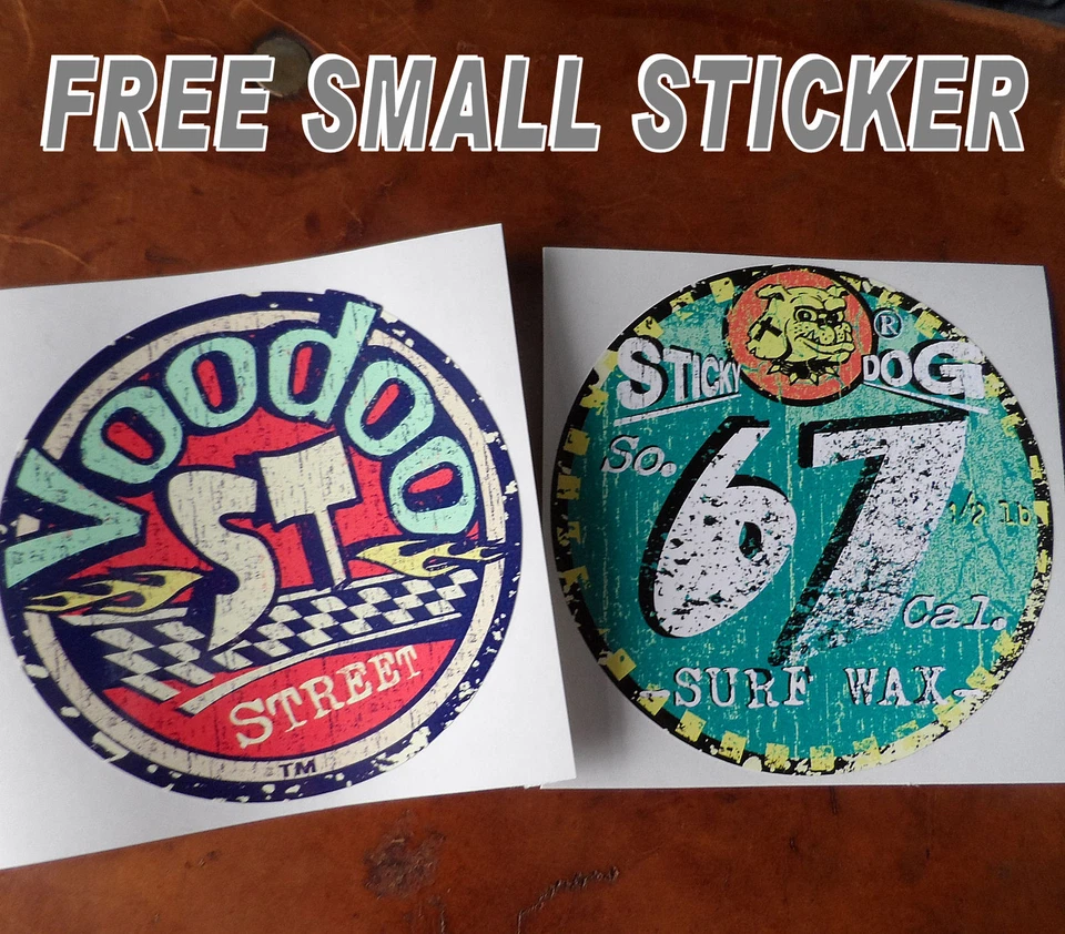 Aufkleber, Surf, Frisiertes Auto, Bus, Alte Schule - Bild 1 von 1