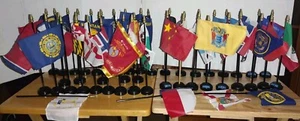 Vintage Lot Of 45 World Flags - Picture 1 of 17