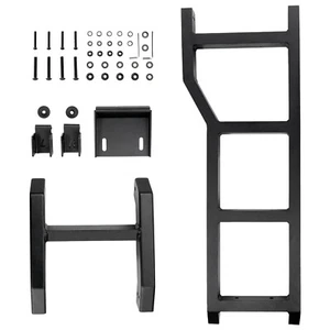 For Suzuki Jimny JB74W 2019- 2025 Rear Tailgate Door ladder climbing Metal Black - Picture 1 of 9