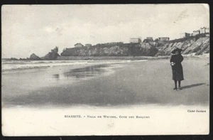 CPA -- BIARRITZ VILLA DE WECKER . COTE DES BASQUES. einfacher Rücken . 663.K - Bild 1 von 1