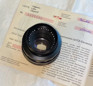 Leica 50mm f2 Leitz Wetzlar Summicron-R Lens 50/2 Germany S/N 2422492 - Picture 1 of 12
