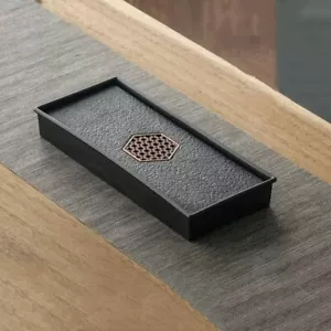 On Sales Man-made Stone Tea Tray Small Plastic Holder 500ml Serving Tea Plate - Picture 1 of 1