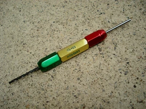 Go & No Go Gewindestopfen mit Bohrer Messgerät Mercury Tool Machinist .0822 .0827 - Bild 1 von 4