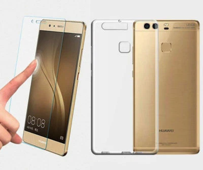 Custodia TPU Silicone Trasparente Per Telefono + VETRO TEMPERATO - Immagine 1 di 4