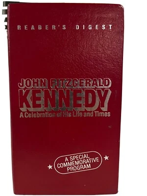 Reader’s Digest John Fitzgerald Kennedy - 3 tapes with 2 sealed - VHS JFK - Image 1 of 4