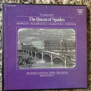 THE QUEEN OF SPADES-TCHAIKOVSKY CLASSIC BARANOVICH/HEYBALOVA 3 LP OPERA BOX RARE - Picture 1 of 2