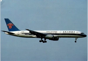 China Southern Boeing 757-21B, Hong Kong, China Postcard - Picture 1 of 2