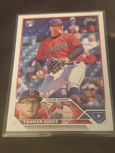 2023 Topps Update Base Tanner Bibee RC Cleveland Guardians #US168