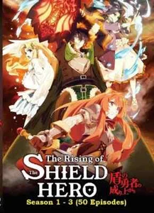 The Rising of the Shield Hero Season 1-3 Vol.1-50 Anime DVD [English Dub] - Picture 1 of 5