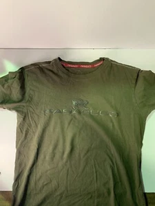 Vintage Y2K Womens Parasuco Olive Green Logo Tee - Picture 1 of 3