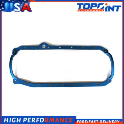 For Chevrolet GMC C2500 Caballero Jimmy 5.0L 5.7L 1986 Oil Pan Gasket - Image 1 of 4