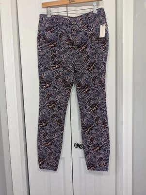 Pilcro NWT Women's Size 31 Pants High Rise Skinny Blue Multi Corduroy  - Изображение 1 из 4
