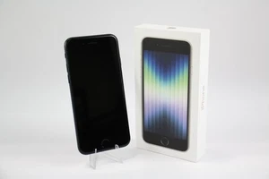 Apple iPhone SE 2022 (Unlocked) A2783 64GB Midnight Grade B Boxed - Picture 1 of 8