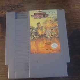 Operation Wolf (Nintendo NES) Aut&eacute;ntico Juego con Manual | Probado y Funcionando