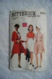 Butterick pattern No.  5071 Misses suit & blouse, size 14, 36 inch, 91 cm bust - Picture 1 of 1