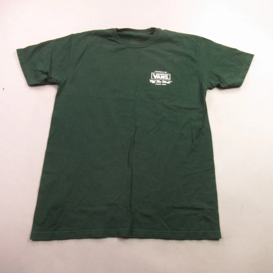 Vans Shirt Mens Medium Short Sleeve Crew Neck Outdoors Lightweight Green - Image 1 of 4