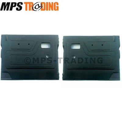 Land Rover Defender Front Door Cards for Lift Up Handle Black Pair TR230 TR231 - Image 1 of 4