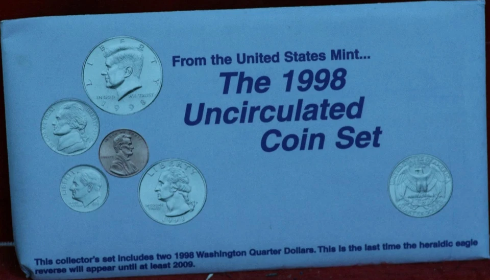 Uncirculated 1998 U.S. Mint Set P & D Mint - Image 1 of 1