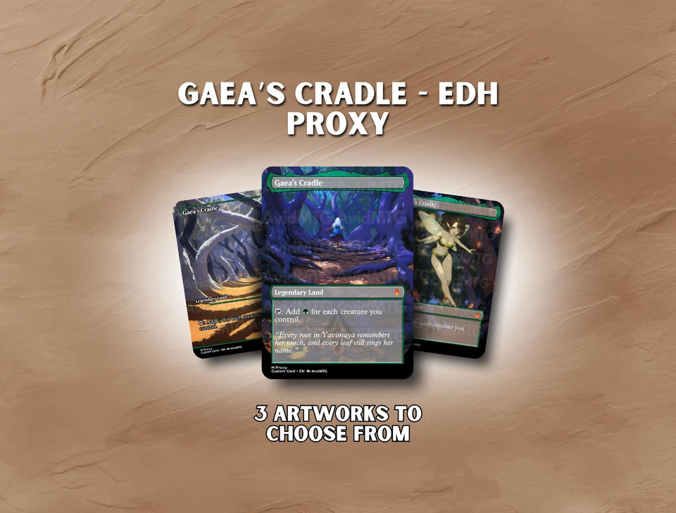 Gaea's Cradle - Custom Magic: The Gathering Card - Image 1 of 4
