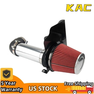 Kit de admisión de aire frío protector térmico + filtro rojo de 4" para Dodge Challenger 2009-2010 Foto 1 de 4