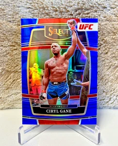 2022 Panini Select UFC - Ciryl Gane Blue Prizm Concourse - #47 - Picture 1 of 2