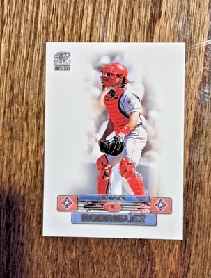 2001 PACIFIC PARAMOUNT SAMPLE  UNRELEASED Ivan Rodriguez - Image 1 of 2